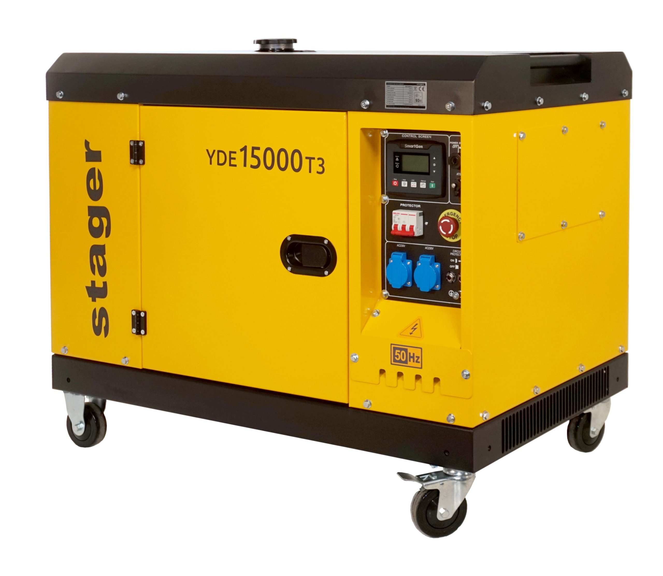 Generator de curent Stager YDE15000T3 insonorizat diesel